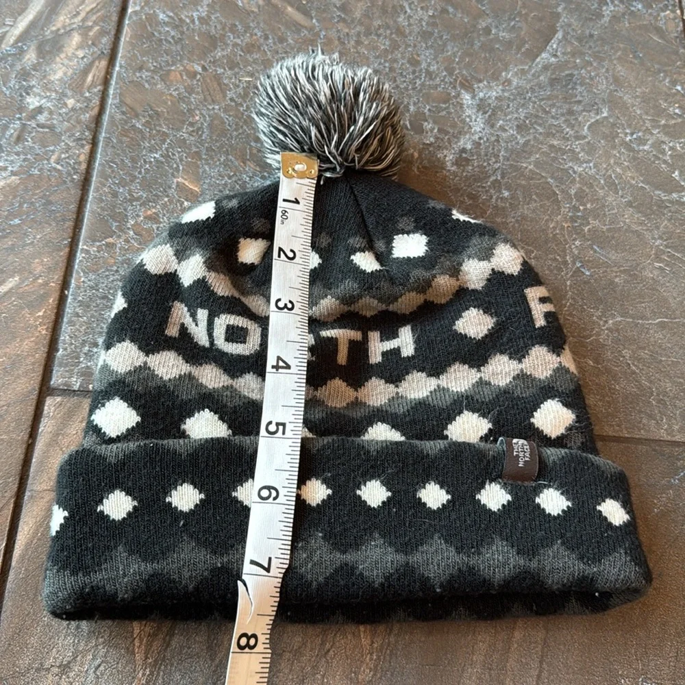 The North Face Kids' Monochrome Pom Beanie Hat